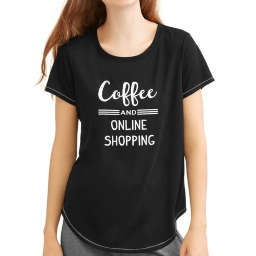 Coffee and Online Shopping Tee